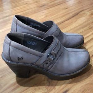 Born Platform Mule Taupe sz 9